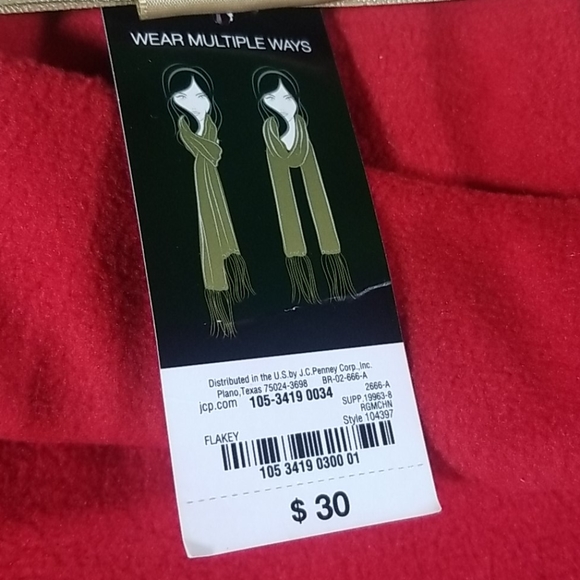 Mixit Hat And Scarf Winter Christmas Pattern - Picture 2 of 3